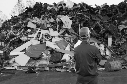 Business waste removal homepage header image concept