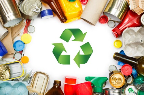 Various types of business waste collected for removal services