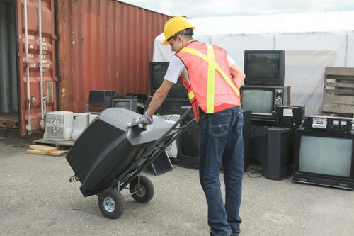 Eco-friendly disposal and recycling during clearance