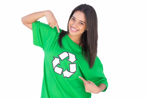 Recycling process in builders waste management